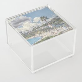 Laguna Beach Texture image Acrylic Box