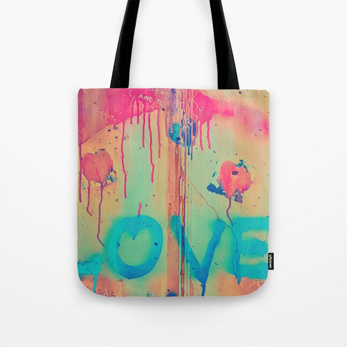 Love Painting pink, dreams, pastel, love, cute,  Tote Bag