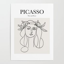 Picasso - War and Peace Poster