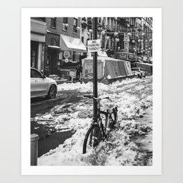 Winter in NYC | Black and White Art Print | Cityscape, Street, Newyorkcity, Travel, Winter, Blackandwhite, Photo, Architecture, Manhattan, Wanderlust 