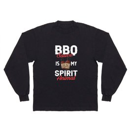 BBQ Sauce Barbeque Recipes Korean Barbecue Keto Long Sleeve T-shirt