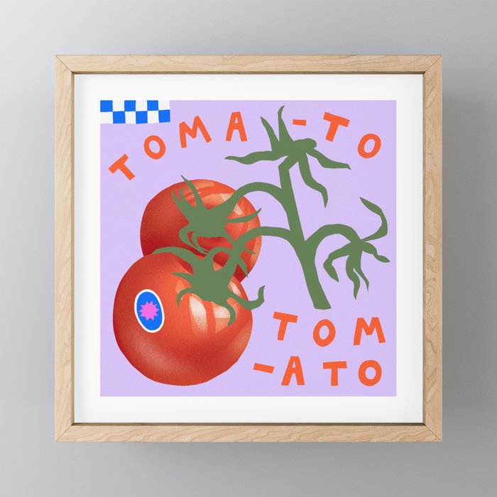 Tomato Tomato Framed Mini Art Print