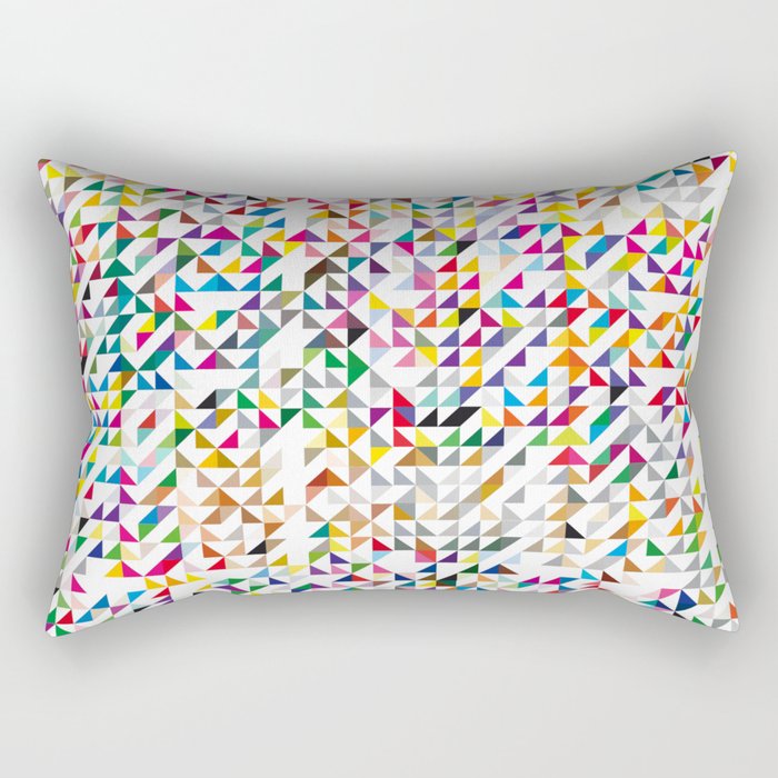triangles Rectangular Pillow