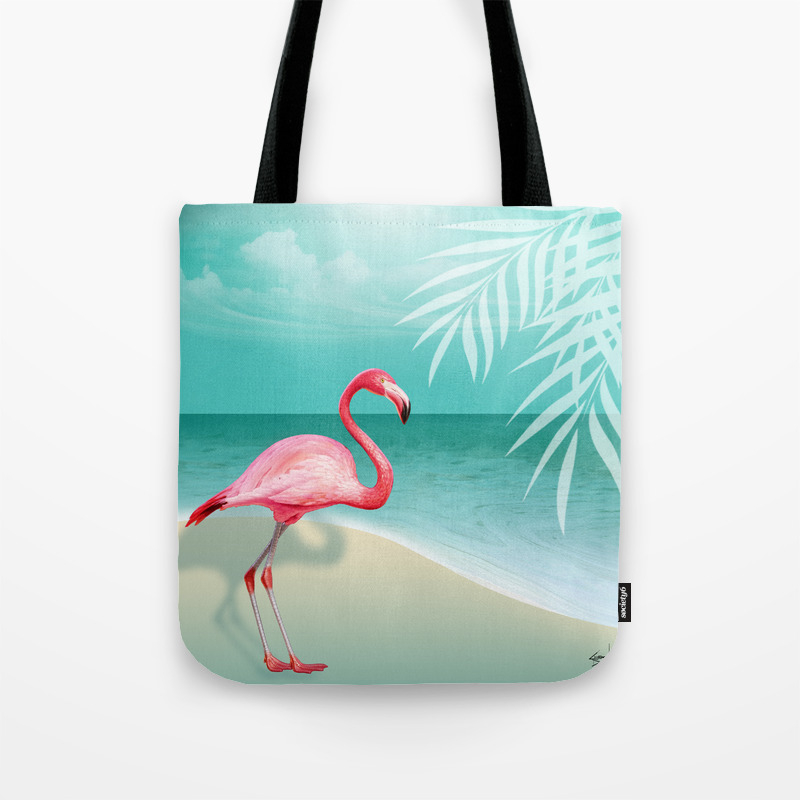 aqua beach bag