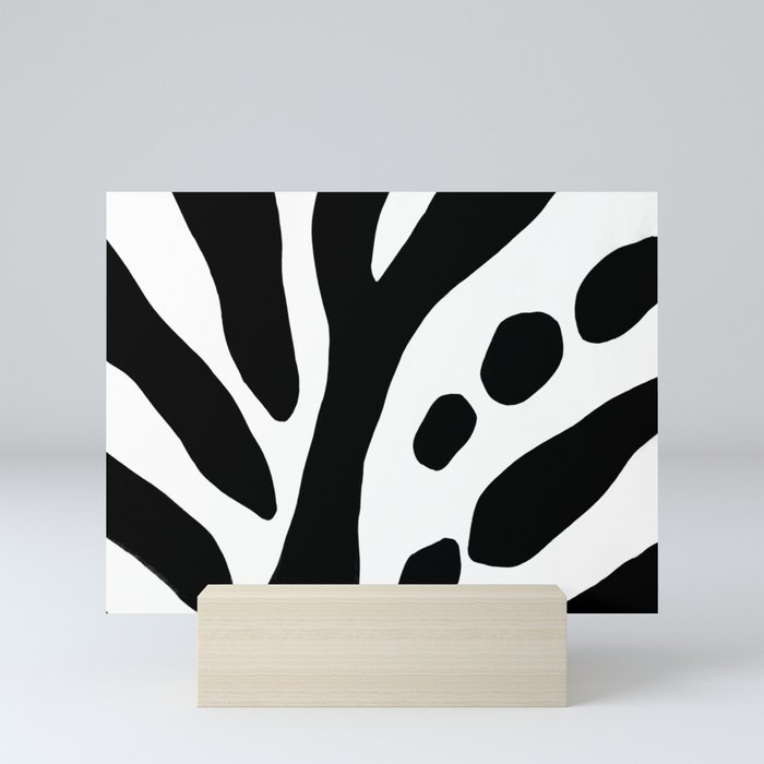 Bold Zebra Mini Art Print