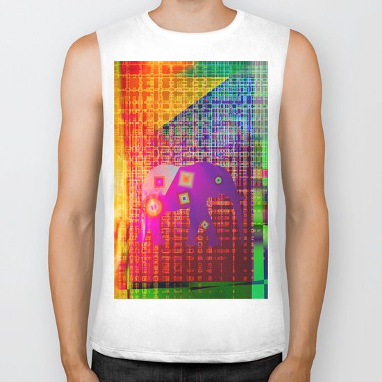 Lucky Elephant Biker Tank