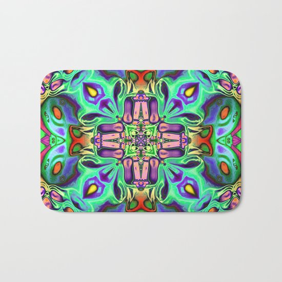 Colorful Mandala Bath Mat