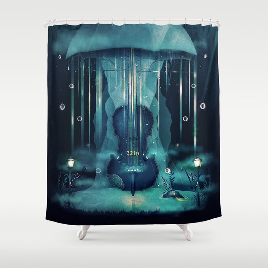 East Wind Shower Curtain