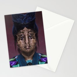 Glitch Portrait #1 Stationery Cards