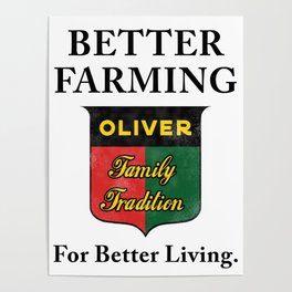 Oliver Farming Poster