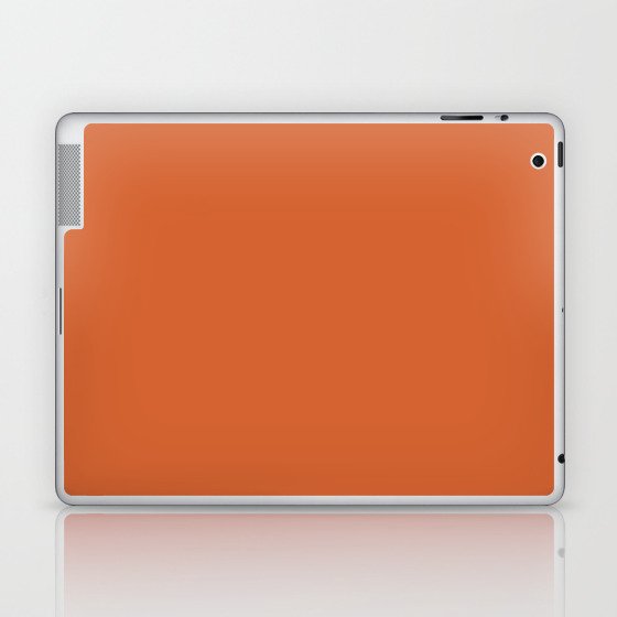 HARVEST PUMKIN SOLID COLOR  Laptop & iPad Skin