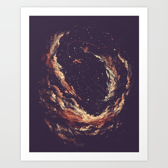Cosmic Smoke II Art Print