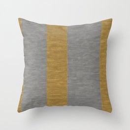 Luxury Linen Popular Silver Gold Texture Collection Throw Pillow