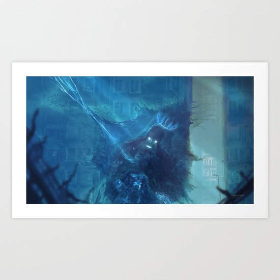 King of ruins Art Print