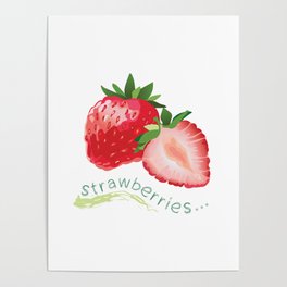 Sweet Strawberries Poster