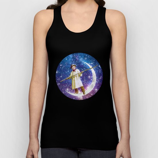 Playing on the Moon 1 Unisex Tank Top