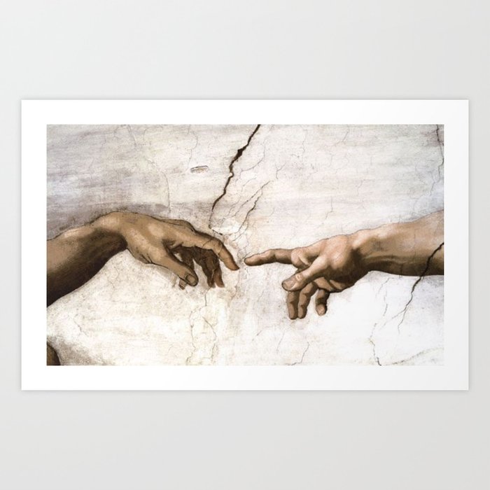 Hand of god painting discount