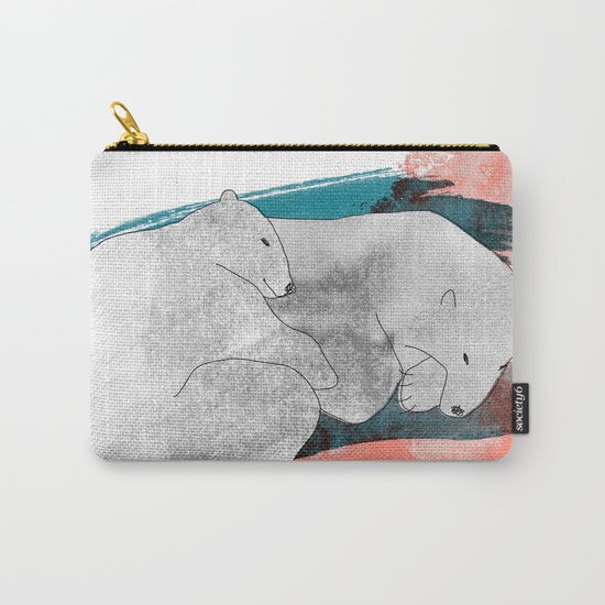 polar bears Carry-All Pouch