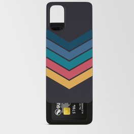 Fudena - Classic V Shape 70s Summer Style Retro Stripes Android Card Case