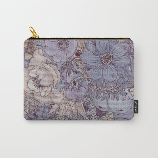 the wild side - icy tones Carry-All Pouch