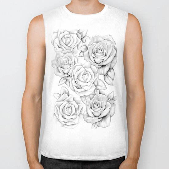 roses Biker Tank