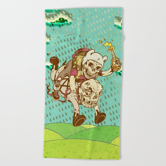 Anarchy Time Beach Towel