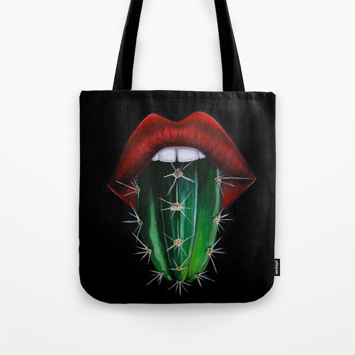 Cactus Tongue Tote Bag