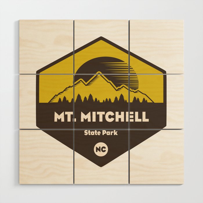 Mount Mitchell State Park Wood Wall Art