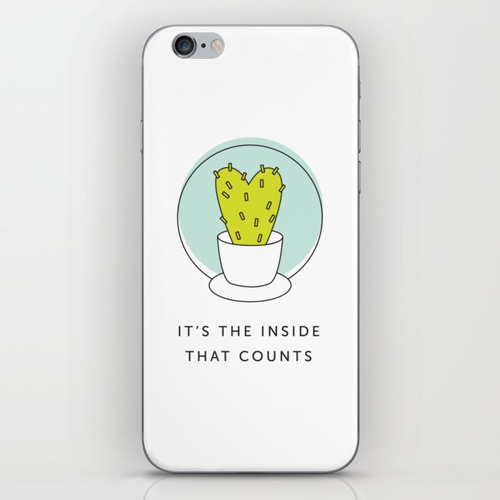 It's the Inside That Counts iPhone Skin