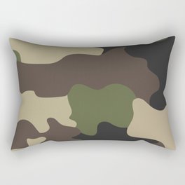 Vintage Camouflage Rectangular Pillow