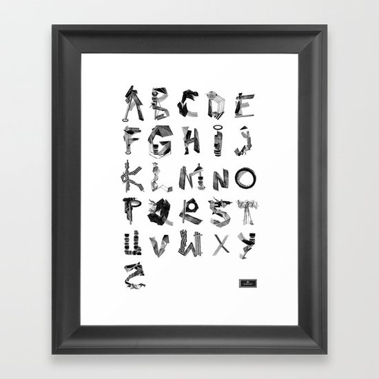 Avalanche ABC Framed Art Print