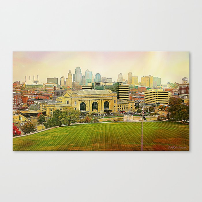 Kansas City Skyline Canvas Print