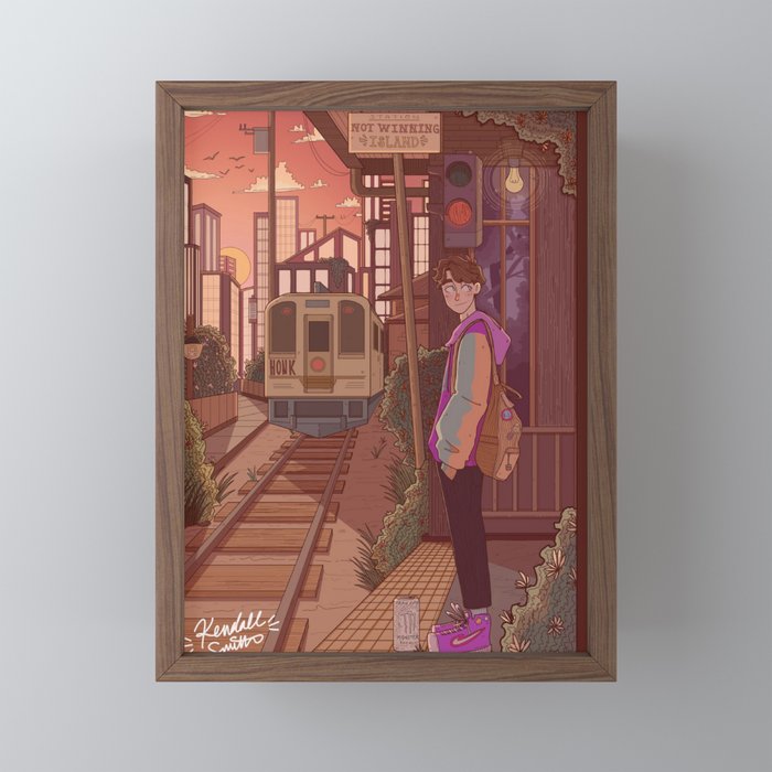 Karl Jacobs Kendall Smith Framed Mini Art Print By Miiwiii Society6 Elephant, painted by me, acrylic on canvas, 2019. karl jacobs kendall smith framed mini art print by miiwiii