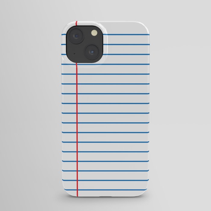 Lined Paper iPhone Case