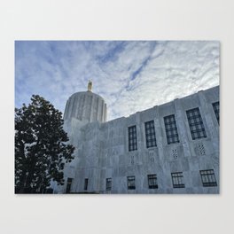 Clouds at the Capitol Canvas Print