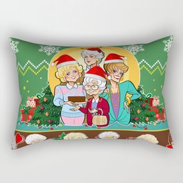 Green golden girls christmas - amazing gift idea Rectangular Pillow
