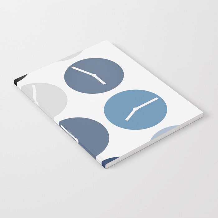 Minimal clock collection 26 Notebook
