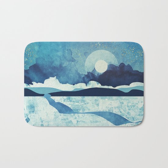 Blue Desert Bath Mat