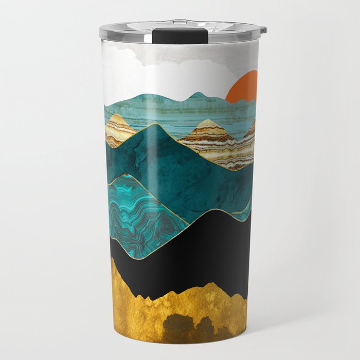 Turquoise Vista Travel Mug