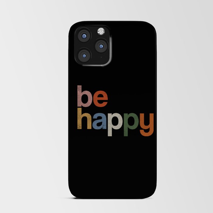 be happy colors rainbow iPhone Card Case