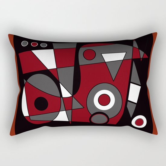 Abstract #185.2 Rectangular Pillow