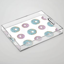 Donut pattern Acrylic Tray