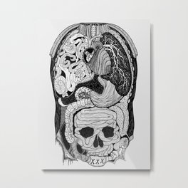 Gross Anatomy Metal Print