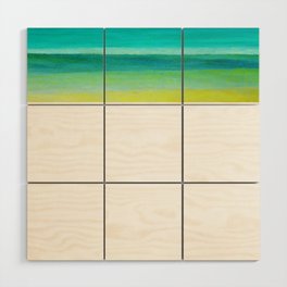 the colors of the sea Wood Wall Art