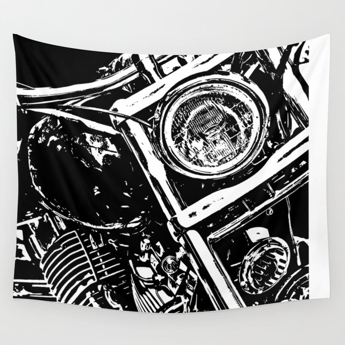 Motorcycle #1 Wall Tapestry