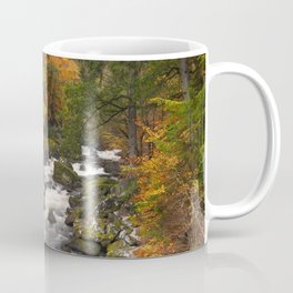 I - River through autumn colours at the Hermitage, Scotland Coffee Mug | Landscape, Photo, Nature 