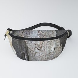 Eucalyptus Tree Bark and Wood Abstract Natural Texture 63 Fanny Pack