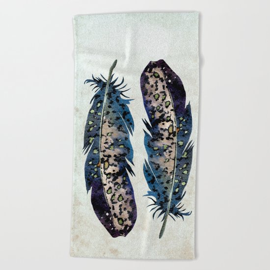 Feathers Beach Towel