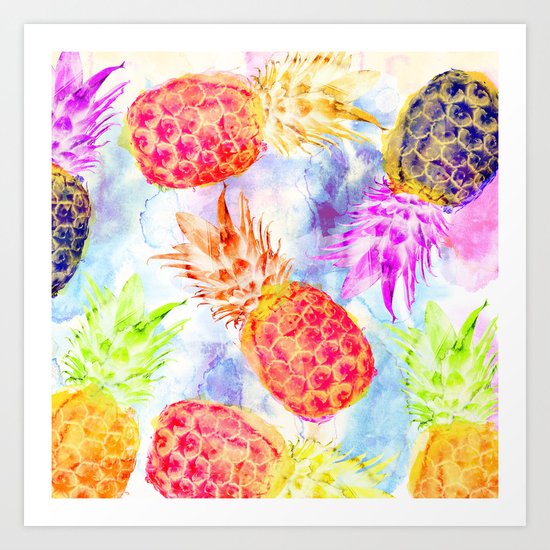 Pineapple's Rhapsody Art Print