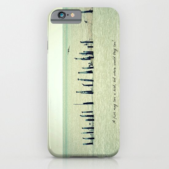 A Fish May Love a Bird... iPhone & iPod Case